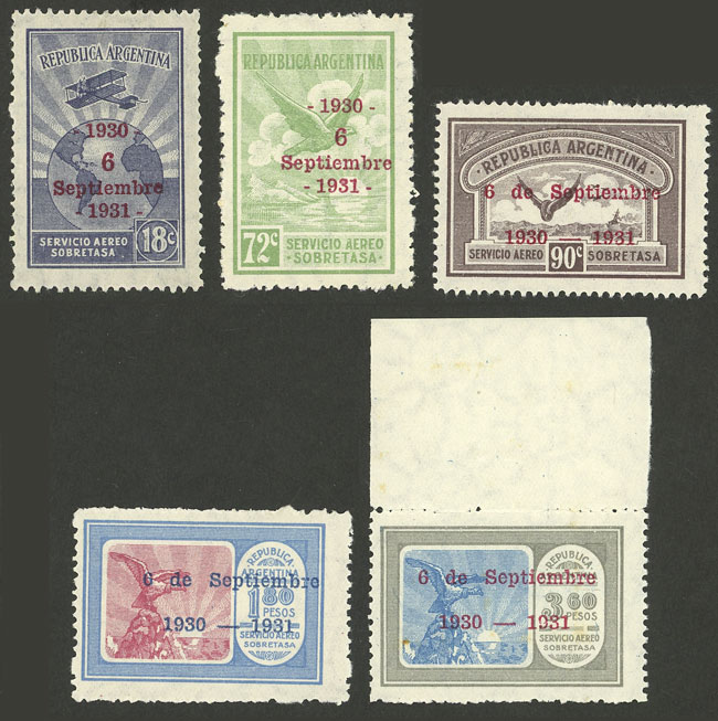 Lot 1151 - Argentina airmail -  Guillermo Jalil - Philatino Auction # 2418 ARGENTINA: General auction with very low starts, including many rarities!
