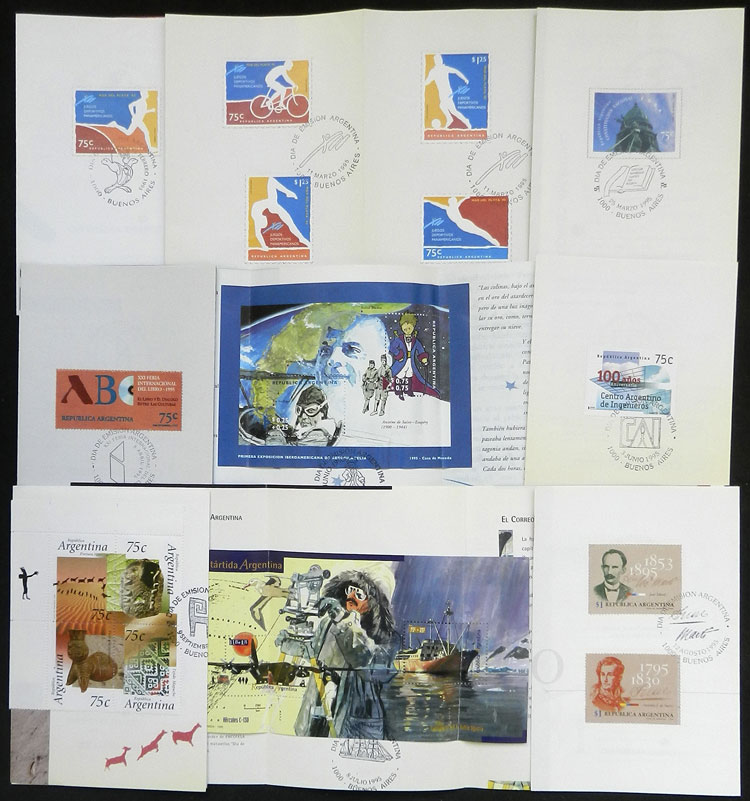 Lot 1077 - Argentina general issues -  Guillermo Jalil - Philatino Auction # 2418 ARGENTINA: General auction with very low starts, including many rarities!