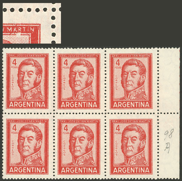 Lot 798 - Argentina general issues -  Guillermo Jalil - Philatino Auction # 2418 ARGENTINA: General auction with very low starts, including many rarities!