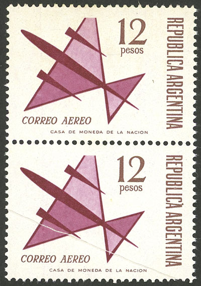 Lot 1177 - Argentina airmail -  Guillermo Jalil - Philatino Auction # 2418 ARGENTINA: General auction with very low starts, including many rarities!