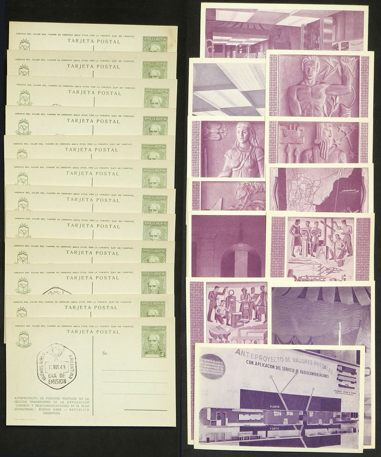Lot 1497 - Argentina Postal stationery - Guillermo Jalil - Philatino Auction # 2418 ARGENTINA: General auction with very low starts, including many rarities! Lot 1497 - Argentina Postal stationery - Guillermo Jalil - Philatino Auction # 2418 ARGENTINA: General auction with very low starts, including many rarities!