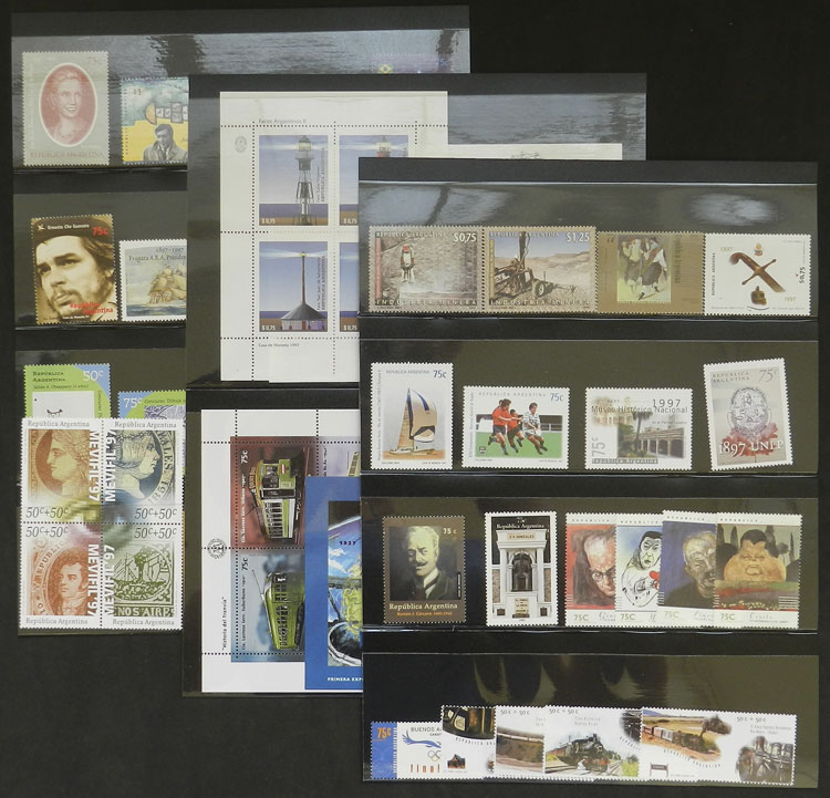 Lot 1095 - Argentina general issues -  Guillermo Jalil - Philatino Auction # 2418 ARGENTINA: General auction with very low starts, including many rarities!