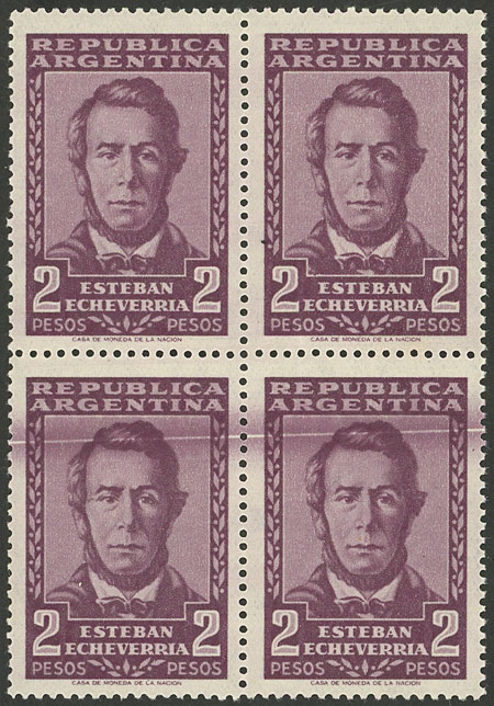 Lot 751 - Argentina general issues -  Guillermo Jalil - Philatino Auction # 2418 ARGENTINA: General auction with very low starts, including many rarities!