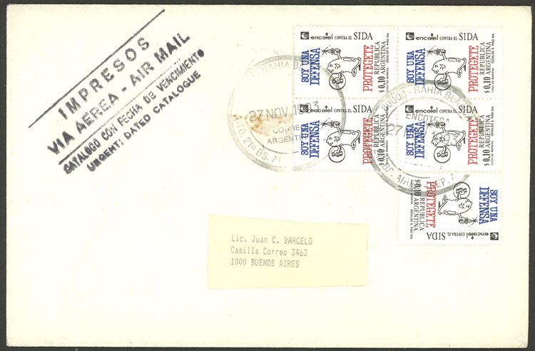 Lot 1641 - Argentina postal history - Guillermo Jalil - Philatino Auction # 2418 ARGENTINA: General auction with very low starts, including many rarities! Lot 1641 - Argentina postal history - Guillermo Jalil - Philatino Auction # 2418 ARGENTINA: General auction with very low starts, including many rarities!