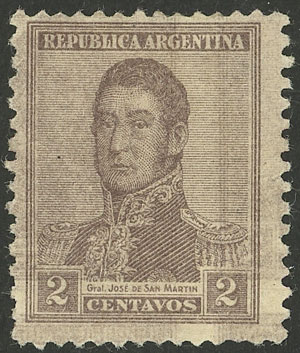 Lot 416 - Argentina general issues -  Guillermo Jalil - Philatino Auction # 2418 ARGENTINA: General auction with very low starts, including many rarities!