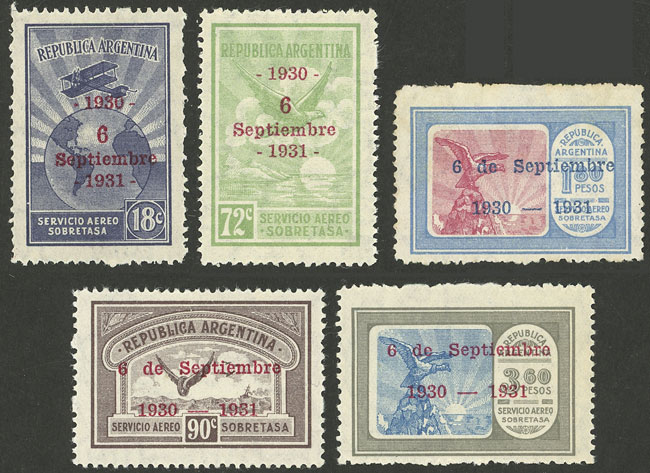 Lot 1152 - Argentina airmail -  Guillermo Jalil - Philatino Auction # 2418 ARGENTINA: General auction with very low starts, including many rarities!