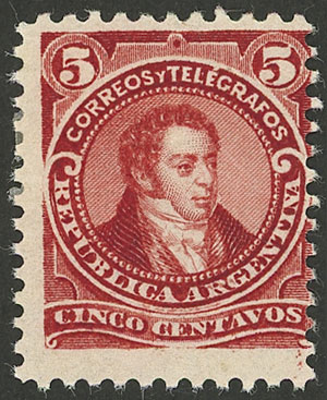Lot 303 - Argentina general issues -  Guillermo Jalil - Philatino Auction # 2418 ARGENTINA: General auction with very low starts, including many rarities!