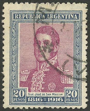 Lot 404 - Argentina general issues -  Guillermo Jalil - Philatino Auction # 2418 ARGENTINA: General auction with very low starts, including many rarities!