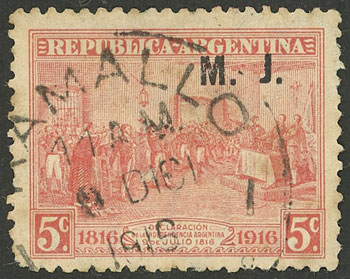Lot 1339 - Argentina official stamps - Guillermo Jalil - Philatino Auction # 2418 ARGENTINA: General auction with very low starts, including many rarities! Lot 1339 - Argentina official stamps - Guillermo Jalil - Philatino Auction # 2418 ARGENTINA: General auction with very low starts, including many rarities!