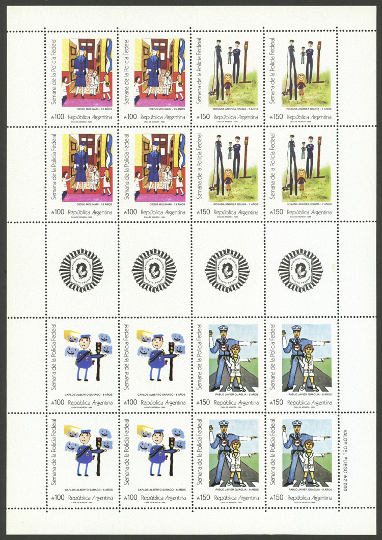 Lot 1061 - Argentina general issues - Guillermo Jalil - Philatino Auction # 2418 ARGENTINA: General auction with very low starts, including many rarities! Lot 1061 - Argentina general issues - Guillermo Jalil - Philatino Auction # 2418 ARGENTINA: General auction with very low starts, including many rarities!