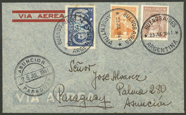 Lot 1547 - Argentina postal history - Guillermo Jalil - Philatino Auction # 2418 ARGENTINA: General auction with very low starts, including many rarities! Lot 1547 - Argentina postal history - Guillermo Jalil - Philatino Auction # 2418 ARGENTINA: General auction with very low starts, including many rarities!