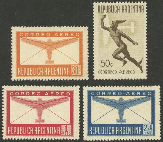 Lot 1164 - Argentina airmail -  Guillermo Jalil - Philatino Auction # 2418 ARGENTINA: General auction with very low starts, including many rarities!