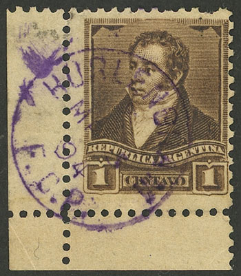 Lot 313 - Argentina general issues -  Guillermo Jalil - Philatino Auction # 2418 ARGENTINA: General auction with very low starts, including many rarities!