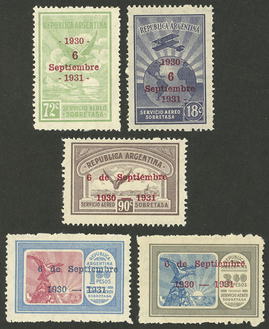 Lot 512 - Argentina general issues - Guillermo Jalil - Philatino Auction # 2418 ARGENTINA: General auction with very low starts, including many rarities! Lot 512 - Argentina general issues - Guillermo Jalil - Philatino Auction # 2418 ARGENTINA: General auction with very low starts, including many rarities!