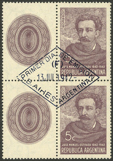 Lot 614 - Argentina general issues - Guillermo Jalil - Philatino Auction # 2418 ARGENTINA: General auction with very low starts, including many rarities! Lot 614 - Argentina general issues - Guillermo Jalil - Philatino Auction # 2418 ARGENTINA: General auction with very low starts, including many rarities!
