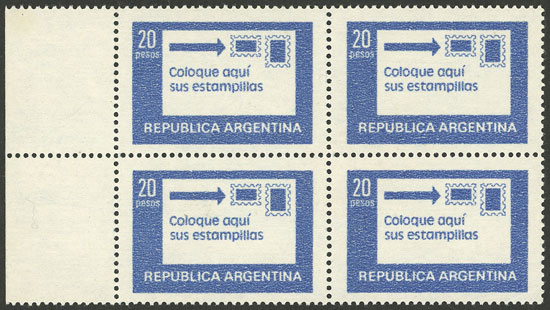 Lot 994 - Argentina general issues -  Guillermo Jalil - Philatino Auction # 2418 ARGENTINA: General auction with very low starts, including many rarities!