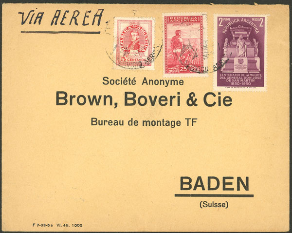 Lot 1563 - Argentina postal history - Guillermo Jalil - Philatino Auction # 2418 ARGENTINA: General auction with very low starts, including many rarities! Lot 1563 - Argentina postal history - Guillermo Jalil - Philatino Auction # 2418 ARGENTINA: General auction with very low starts, including many rarities!