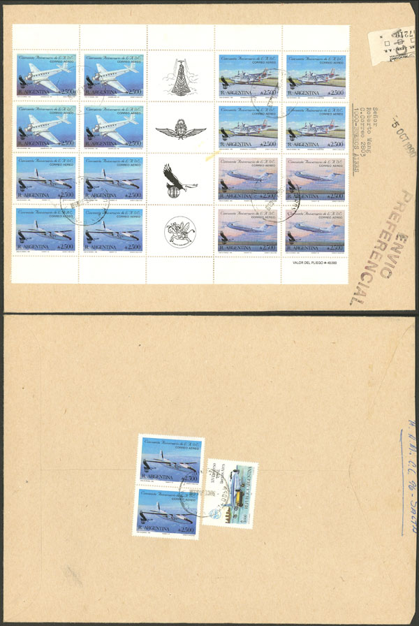Lot 1067 - Argentina general issues - Guillermo Jalil - Philatino Auction # 2418 ARGENTINA: General auction with very low starts, including many rarities! Lot 1067 - Argentina general issues - Guillermo Jalil - Philatino Auction # 2418 ARGENTINA: General auction with very low starts, including many rarities!