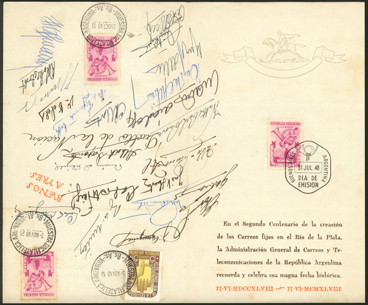Lot 1559 - Argentina postal history - Guillermo Jalil - Philatino Auction # 2418 ARGENTINA: General auction with very low starts, including many rarities! Lot 1559 - Argentina postal history - Guillermo Jalil - Philatino Auction # 2418 ARGENTINA: General auction with very low starts, including many rarities!