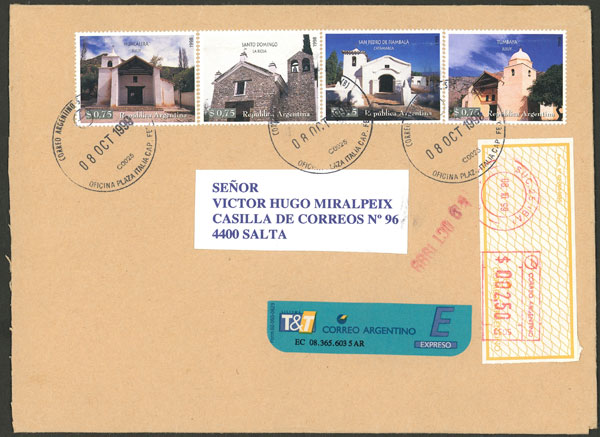 Lot 1645 - Argentina postal history - Guillermo Jalil - Philatino Auction # 2418 ARGENTINA: General auction with very low starts, including many rarities! Lot 1645 - Argentina postal history - Guillermo Jalil - Philatino Auction # 2418 ARGENTINA: General auction with very low starts, including many rarities!