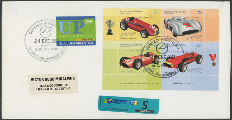 Lot 1648 - Argentina postal history - Guillermo Jalil - Philatino Auction # 2418 ARGENTINA: General auction with very low starts, including many rarities! Lot 1648 - Argentina postal history - Guillermo Jalil - Philatino Auction # 2418 ARGENTINA: General auction with very low starts, including many rarities!