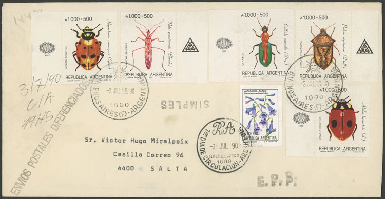 Lot 1065 - Argentina general issues - Guillermo Jalil - Philatino Auction # 2418 ARGENTINA: General auction with very low starts, including many rarities! Lot 1065 - Argentina general issues - Guillermo Jalil - Philatino Auction # 2418 ARGENTINA: General auction with very low starts, including many rarities!