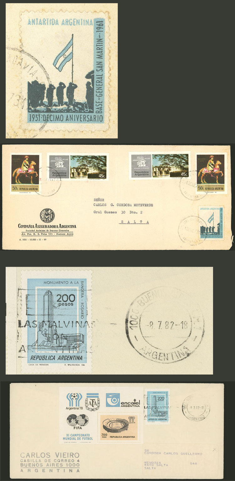 Lot 1599 - Argentina postal history - Guillermo Jalil - Philatino Auction # 2418 ARGENTINA: General auction with very low starts, including many rarities! Lot 1599 - Argentina postal history - Guillermo Jalil - Philatino Auction # 2418 ARGENTINA: General auction with very low starts, including many rarities!