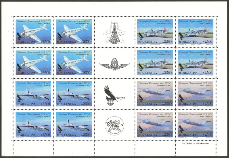 Lot 1068 - Argentina general issues - Guillermo Jalil - Philatino Auction # 2418 ARGENTINA: General auction with very low starts, including many rarities! Lot 1068 - Argentina general issues - Guillermo Jalil - Philatino Auction # 2418 ARGENTINA: General auction with very low starts, including many rarities!