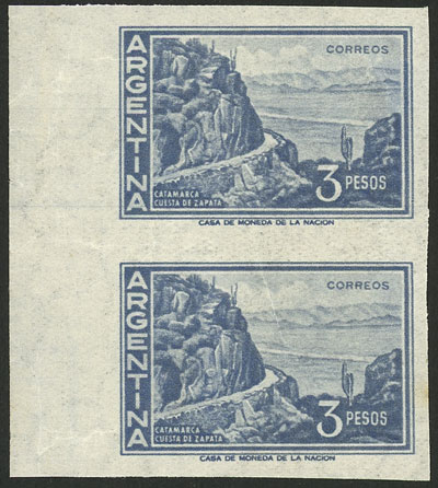 Lot 797 - Argentina general issues -  Guillermo Jalil - Philatino Auction # 2418 ARGENTINA: General auction with very low starts, including many rarities!