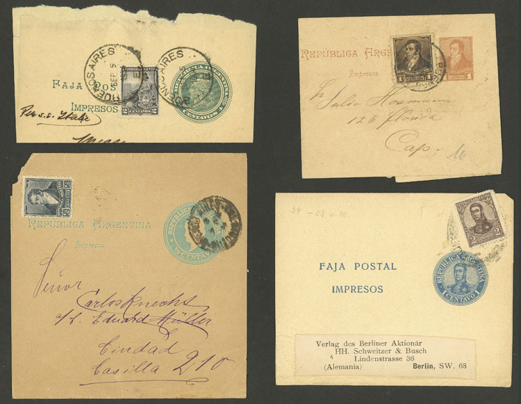 Lot 1484 - Argentina Postal stationery - Guillermo Jalil - Philatino Auction # 2418 ARGENTINA: General auction with very low starts, including many rarities! Lot 1484 - Argentina Postal stationery - Guillermo Jalil - Philatino Auction # 2418 ARGENTINA: General auction with very low starts, including many rarities!