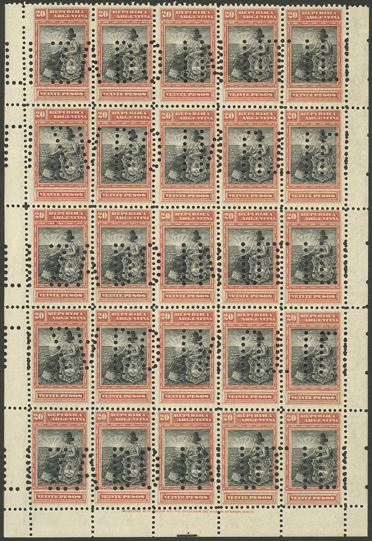 Lot 355 - Argentina general issues - Guillermo Jalil - Philatino Auction # 2418 ARGENTINA: General auction with very low starts, including many rarities! Lot 355 - Argentina general issues - Guillermo Jalil - Philatino Auction # 2418 ARGENTINA: General auction with very low starts, including many rarities!