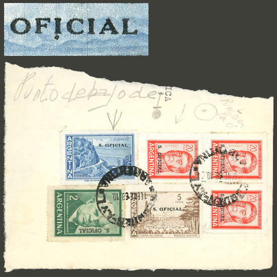 Lot 1428 - Argentina official stamps - Guillermo Jalil - Philatino Auction # 2418 ARGENTINA: General auction with very low starts, including many rarities! Lot 1428 - Argentina official stamps - Guillermo Jalil - Philatino Auction # 2418 ARGENTINA: General auction with very low starts, including many rarities!