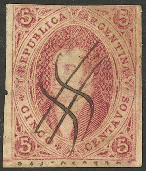 Lot 170 - Argentina rivadavias -  Guillermo Jalil - Philatino Auction # 2418 ARGENTINA: General auction with very low starts, including many rarities!