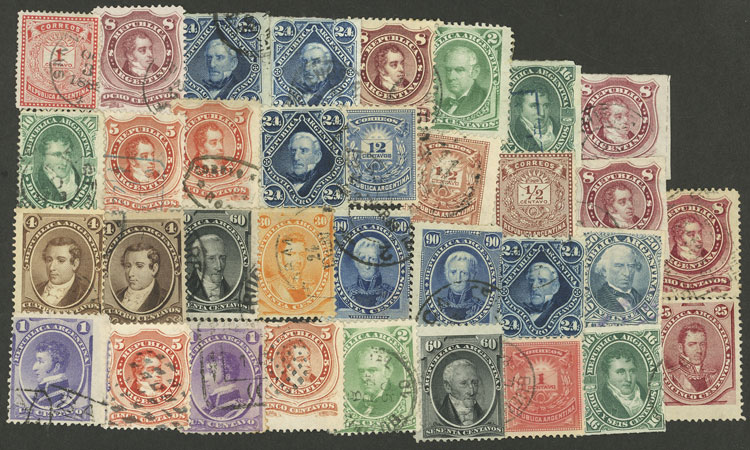 Lot 1654 - Argentina Lots and Collections -  Guillermo Jalil - Philatino Auction # 2418 ARGENTINA: General auction with very low starts, including many rarities!