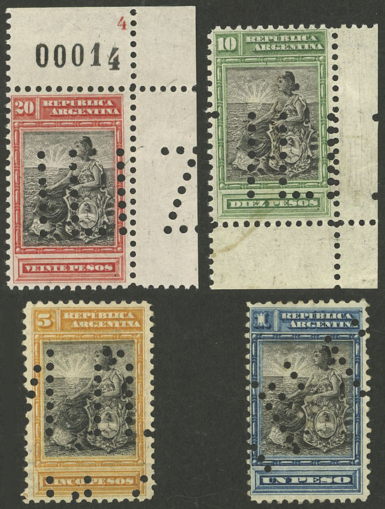 Lot 353 - Argentina general issues - Guillermo Jalil - Philatino Auction # 2418 ARGENTINA: General auction with very low starts, including many rarities! Lot 353 - Argentina general issues - Guillermo Jalil - Philatino Auction # 2418 ARGENTINA: General auction with very low starts, including many rarities!