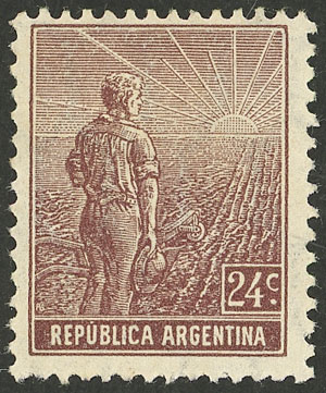 Lot 395 - Argentina general issues -  Guillermo Jalil - Philatino Auction # 2418 ARGENTINA: General auction with very low starts, including many rarities!