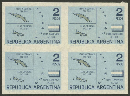 Lot 846 - Argentina general issues -  Guillermo Jalil - Philatino Auction # 2418 ARGENTINA: General auction with very low starts, including many rarities!