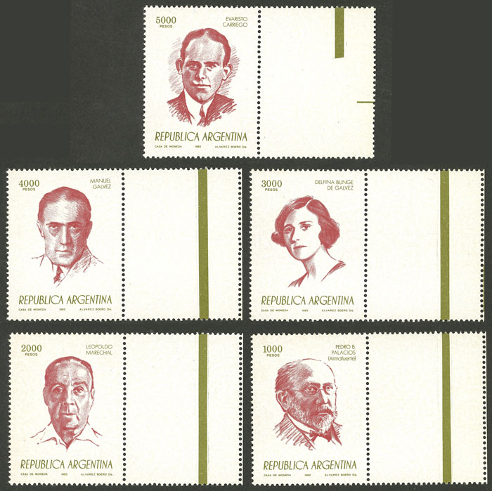 Lot 1033 - Argentina general issues - Guillermo Jalil - Philatino Auction # 2418 ARGENTINA: General auction with very low starts, including many rarities! Lot 1033 - Argentina general issues - Guillermo Jalil - Philatino Auction # 2418 ARGENTINA: General auction with very low starts, including many rarities!