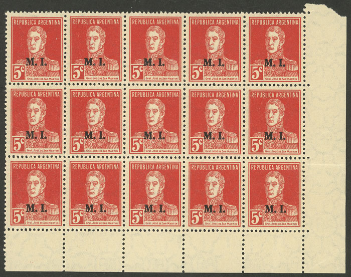 Lot 1336 - Argentina official stamps - Guillermo Jalil - Philatino Auction # 2418 ARGENTINA: General auction with very low starts, including many rarities! Lot 1336 - Argentina official stamps - Guillermo Jalil - Philatino Auction # 2418 ARGENTINA: General auction with very low starts, including many rarities!
