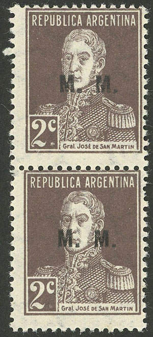 Lot 1367 - Argentina official stamps - Guillermo Jalil - Philatino Auction # 2418 ARGENTINA: General auction with very low starts, including many rarities! Lot 1367 - Argentina official stamps - Guillermo Jalil - Philatino Auction # 2418 ARGENTINA: General auction with very low starts, including many rarities!