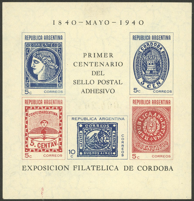 Lot 1198 - Argentina souvenir sheets -  Guillermo Jalil - Philatino Auction # 2418 ARGENTINA: General auction with very low starts, including many rarities!