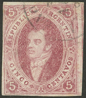 Lot 174 - Argentina rivadavias -  Guillermo Jalil - Philatino Auction # 2418 ARGENTINA: General auction with very low starts, including many rarities!