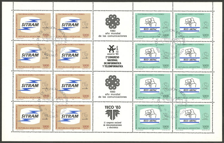 Lot 1035 - Argentina general issues - Guillermo Jalil - Philatino Auction # 2418 ARGENTINA: General auction with very low starts, including many rarities! Lot 1035 - Argentina general issues - Guillermo Jalil - Philatino Auction # 2418 ARGENTINA: General auction with very low starts, including many rarities!