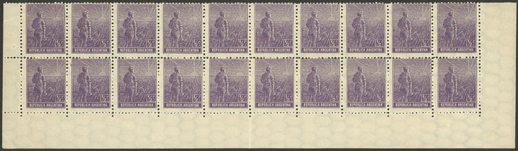 Lot 391 - Argentina general issues -  Guillermo Jalil - Philatino Auction # 2418 ARGENTINA: General auction with very low starts, including many rarities!