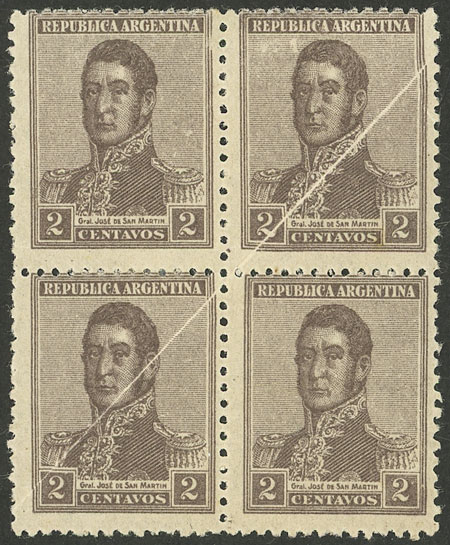 Lot 414 - Argentina general issues -  Guillermo Jalil - Philatino Auction # 2418 ARGENTINA: General auction with very low starts, including many rarities!