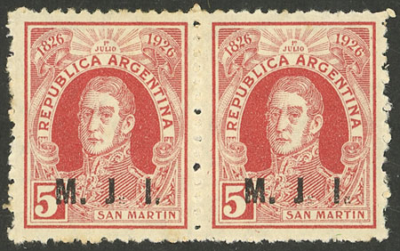 Lot 1352 - Argentina official stamps - Guillermo Jalil - Philatino Auction # 2418 ARGENTINA: General auction with very low starts, including many rarities! Lot 1352 - Argentina official stamps - Guillermo Jalil - Philatino Auction # 2418 ARGENTINA: General auction with very low starts, including many rarities!
