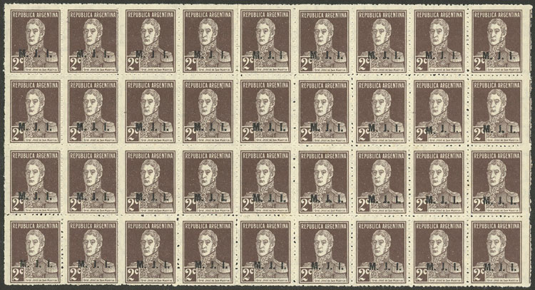 Lot 1344 - Argentina official stamps - Guillermo Jalil - Philatino Auction # 2418 ARGENTINA: General auction with very low starts, including many rarities! Lot 1344 - Argentina official stamps - Guillermo Jalil - Philatino Auction # 2418 ARGENTINA: General auction with very low starts, including many rarities!