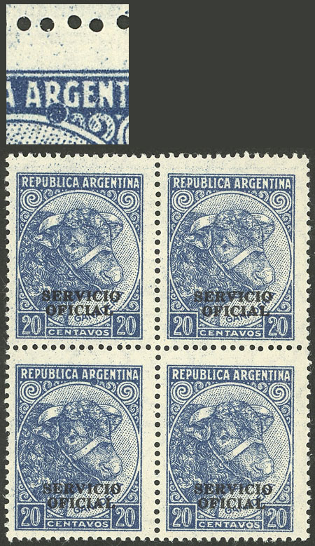 Lot 1402 - Argentina official stamps - Guillermo Jalil - Philatino Auction # 2418 ARGENTINA: General auction with very low starts, including many rarities! Lot 1402 - Argentina official stamps - Guillermo Jalil - Philatino Auction # 2418 ARGENTINA: General auction with very low starts, including many rarities!