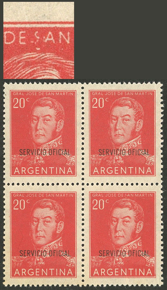 Lot 1404 - Argentina official stamps - Guillermo Jalil - Philatino Auction # 2418 ARGENTINA: General auction with very low starts, including many rarities! Lot 1404 - Argentina official stamps - Guillermo Jalil - Philatino Auction # 2418 ARGENTINA: General auction with very low starts, including many rarities!