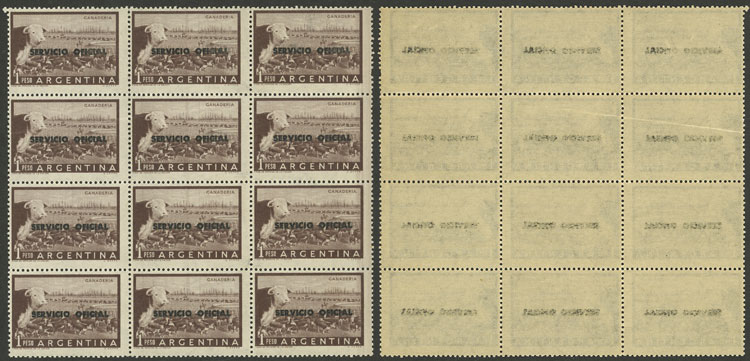 Lot 1406 - Argentina official stamps - Guillermo Jalil - Philatino Auction # 2418 ARGENTINA: General auction with very low starts, including many rarities! Lot 1406 - Argentina official stamps - Guillermo Jalil - Philatino Auction # 2418 ARGENTINA: General auction with very low starts, including many rarities!